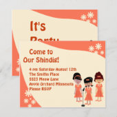 Invitation Sha La La A Girl Group Shindig (Devant / Derrière)