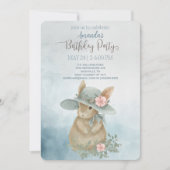 Invitation Shabby Chic Spring Rabat Anniversaire (Devant)