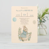 Invitation Shabby Chic Spring Rabat Anniversaire (Debout devant)