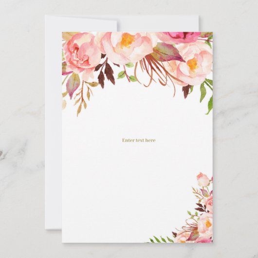 Invitation Shaddup Anniversaire, Fête d'anniversaire de la fi (Dos)