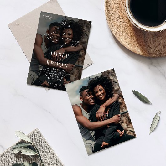 Invitation Shades - Mariage photo