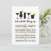 Invitation Shake it up Cocktail Party (Debout devant)