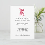 Invitation Shakespearean Jester (Debout devant)