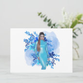 Invitation Shakira Blue (Debout devant)