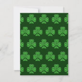 Invitation Shamrock celte (Dos)