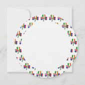 Invitation Shamrock du Drapeau irlandais arménien (Dos)