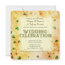 shamrock irlandais d'aquarelle russe