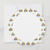 Invitation Shamrock irlandais irlandais (Dos)