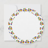 Invitation Shamrock irlandais roumain (Dos)