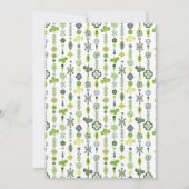 Invitation Shamrock Mandala fête du 21ème anniversaire (Dos)