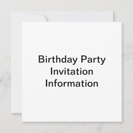 Invitation Shamrock vert (Dos)