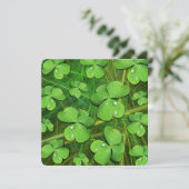 Invitation Shamrock vert St Patrick iPhone 5 Coque-Mate (Debout devant)