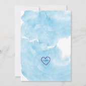 Invitation Shark Infested Birthday, realistic watercolor (Dos)