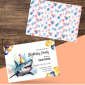 Invitation Shark Sea Life Aquarium Célébration d'anniversaire