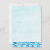 Invitation Shark Summer Boy Anniversaire de fête Sharktastic (Dos)