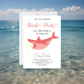 Invitation Shark Summer Party Baby Bash fête d'anniversaire