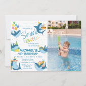 Invitation Shark-Tastic Tout âge Photo Anniversaire (Devant)