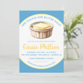 Invitation She Found her Butter Half Bridal Shower (Debout devant)