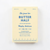 Invitation She Found Her Butter Half Bridal Shower