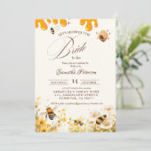 Invitation She found her honey Bee bridal shower (Debout devant)