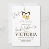 Invitation She found her honey Yellow Bees  Bridal Shower  (Devant)
