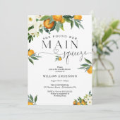 Invitation She Found Her Main Squeeze Bridal Shower (Debout devant)