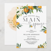 Invitation She Found Her Main Squeeze Bridal Shower (Devant / Derrière)