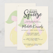 Invitation She Found Her Main Squeeze Bridal Shower  (Devant / Derrière)