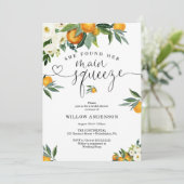 Invitation She Found Her Main Squeeze Bridal Shower (Debout devant)