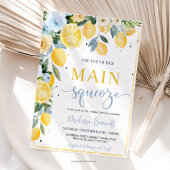 Invitation She Found Her Main Squeeze Lemon Bridal Shower 