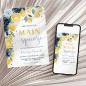 Invitation She Found Her Main Squeeze Lemon Bridal Shower 