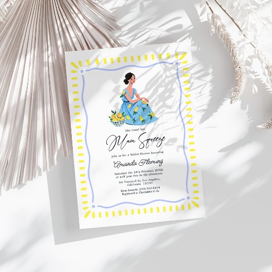 Invitation She Found Her Main Squeeze Lemon Bridal Shower