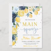 Invitation She Found Her Main Squeeze Lemon Bridal Shower  (Devant)
