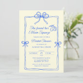 Invitation She Found Her Main Squeeze Lemons Bridal Shower (Debout devant)