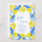 Invitation She Found Her Main Squeeze Lemons Bridal Shower (Devant)