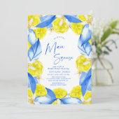 Invitation She Found Her Main Squeeze Lemons Bridal Shower (Debout devant)