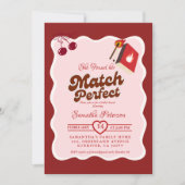 Invitation She found her match Bridal Shower (Devant)