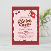 Invitation She found her match Bridal Shower (Debout devant)