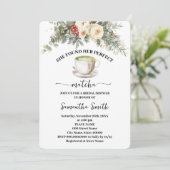 Invitation She Found Her Matcha Winter Bridal Shower (Debout devant)