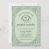 Invitation She Found Her Perfect Matcha Bridal Shower (Devant)