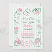 Invitation She Found Her Perfect Matcha Green Bridal Shower (Devant)