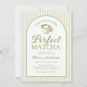 Invitation She Found Her Perfect Matcha Green Bridal Shower (Devant)