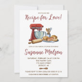 Invitation She Found her Recipe for Love! Bridal Shower (Devant)