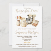 Invitation She Found her Recipe for Love! Bridal Shower (Devant)