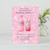 Invitation She’s Ready To Pop Girl Baby Shower (Debout devant)