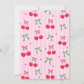 Invitation She’s the Cherry On Top Line Art Baby Shower (Dos)