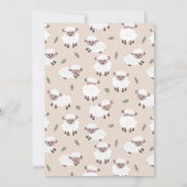 Invitation Sheep Lamb Cute Funny Farm Party Animals Birthday (Dos)