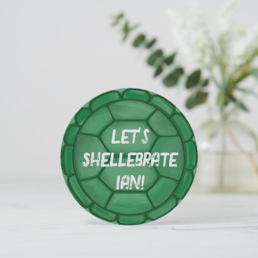 Invitation Shellebrate ! Fête de l'Anniversaire de Turtle She (Debout devant)