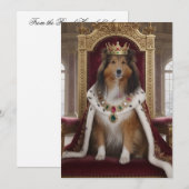 Invitation Sheltie Royale (Devant / Derrière)