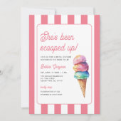 Invitation She's Been Scooped Up Bridal Shower (Devant)